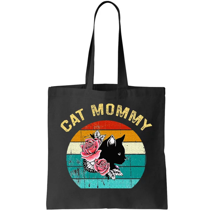 Funny Cat Mommy Cat Best Cat Mom Ever Meow With My Cat Tote Bag