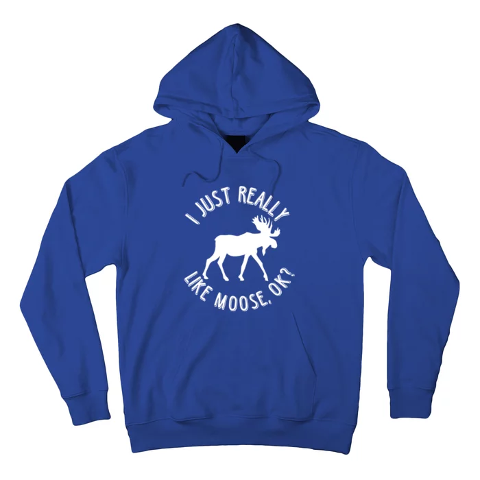 Funny Christmas Moose Gift Hoodie