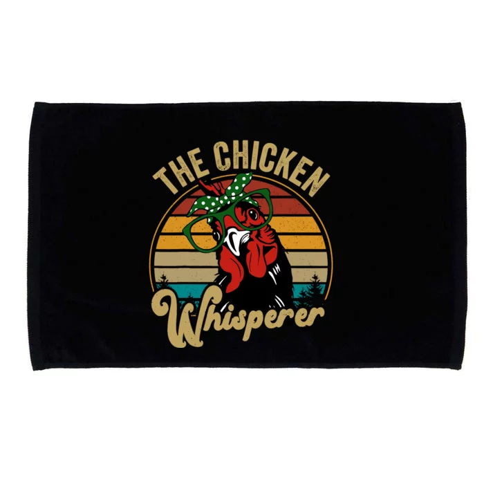 Funny Chicken Mom Chicken Whisperer Mama Hen Farm Gift Microfiber Hand Towel