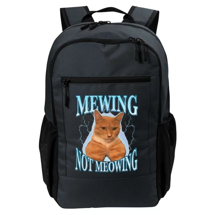 Funny Cat Meme Mewing Looksmax Meowing Cat Trend Daily Commute Backpack