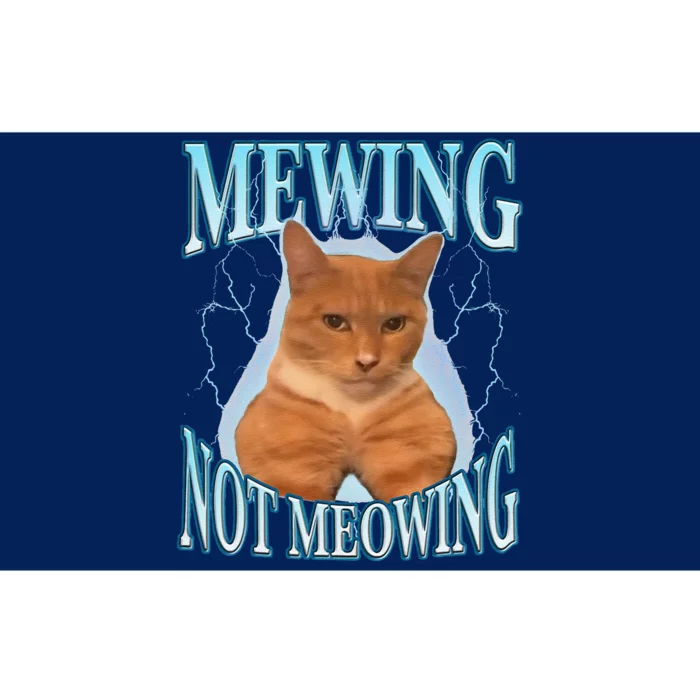 Funny Cat Meme Mewing Looksmax Meowing Cat Trend Bumper Sticker ...