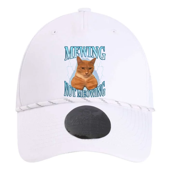 Funny Cat Meme Mewing Looksmax Meowing Cat Trend Performance The Dyno Cap