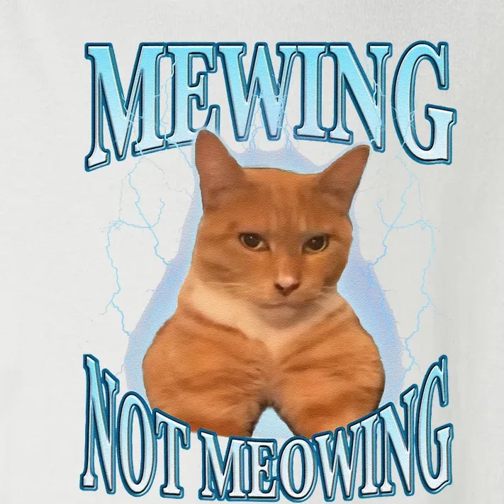 Funny Cat Meme Mewing Looksmax Meowing Cat Trend Toddler Long Sleeve Shirt