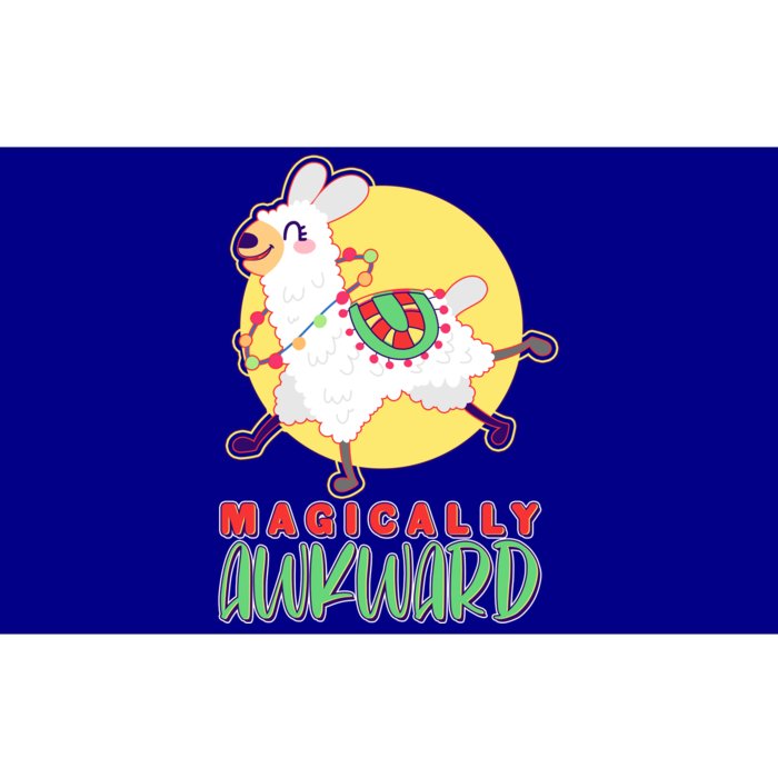 Funny Cute Magically Awkward Llama Alpaca Bumper Sticker