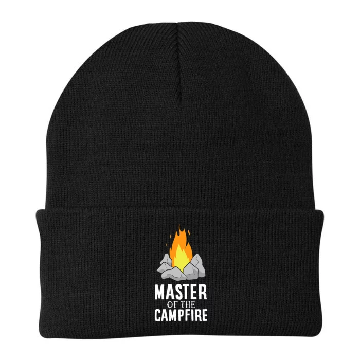 Funny Camping Master Of The Campfire Outdoor Camper Knit Cap Winter Beanie