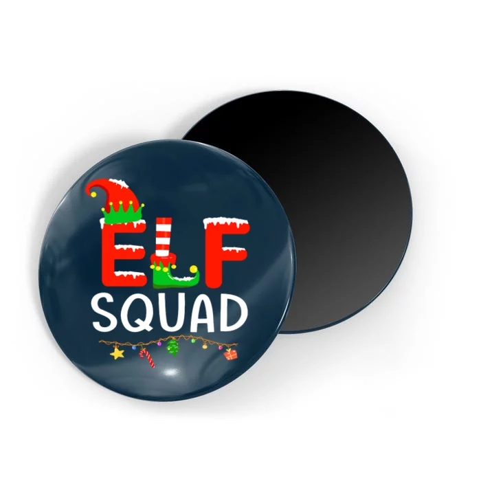 Family Christmas Matching Pajamas Xmas Elf Squad Gift Magnet