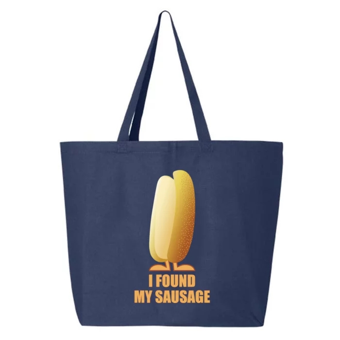 Funny Couples Matching I Found My Sausage Just Married Her Meaningful Gift 25L Jumbo Tote