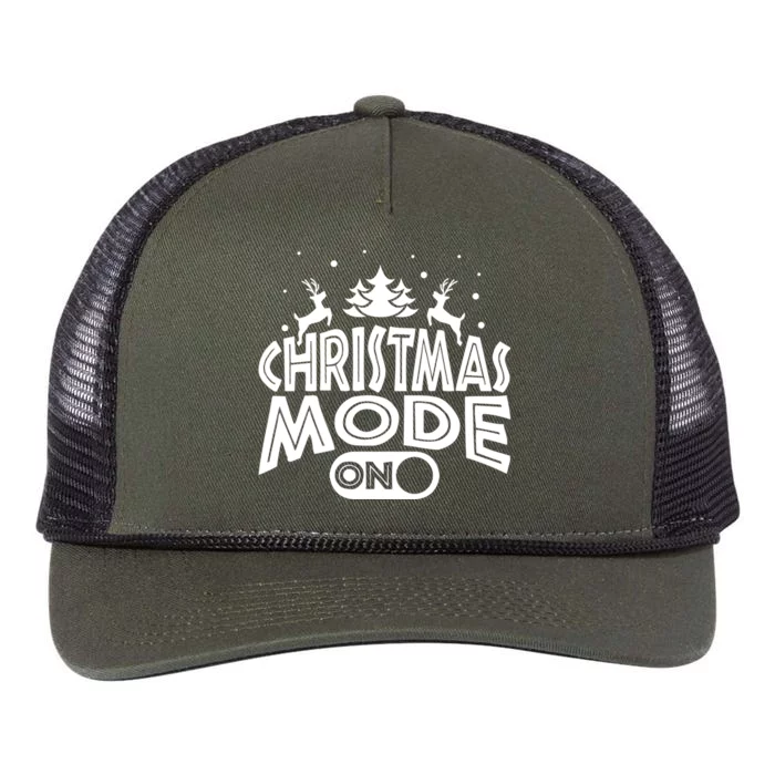 Festive Christmas Mode On Holiday Family Gathering Cool Gift Retro Rope Trucker Hat Cap