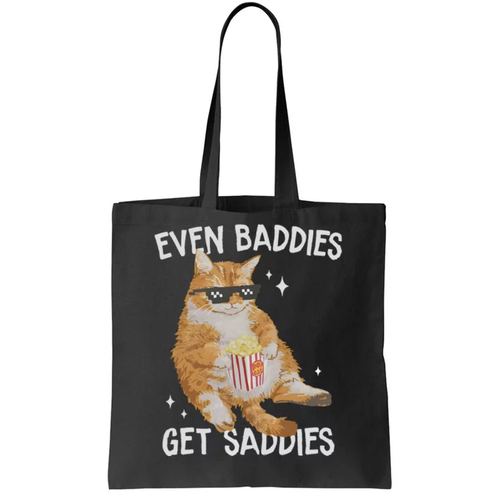 Funny Cat Meme Retro Weirdcore Tote Bag