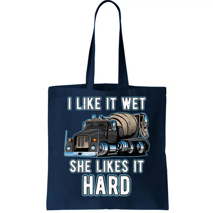 Funny Concrete Mixer - Cement Mixer Truck Driver Present Tote Bag