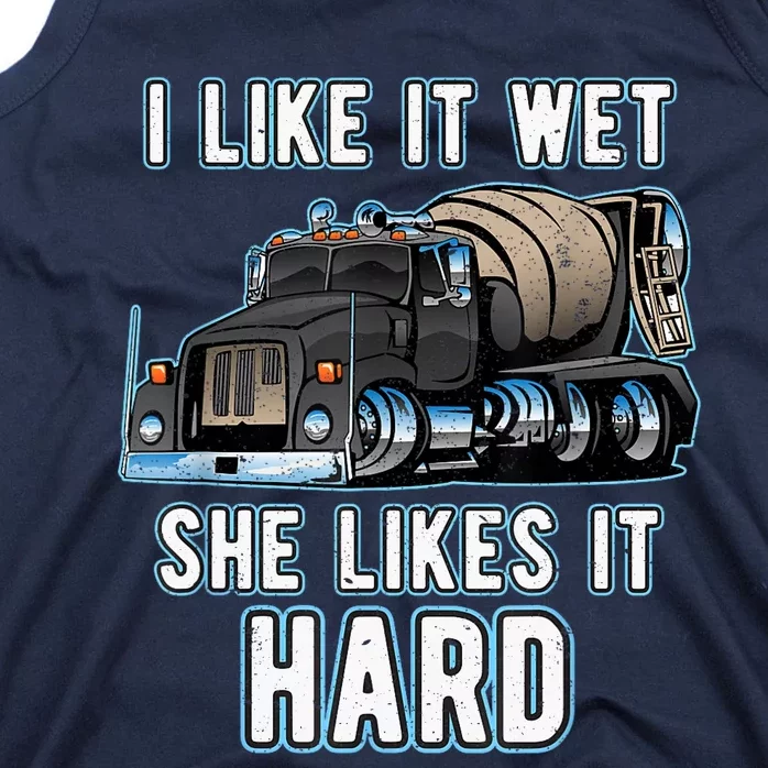 Funny Concrete Mixer - Cement Mixer Truck Driver Present Tank Top