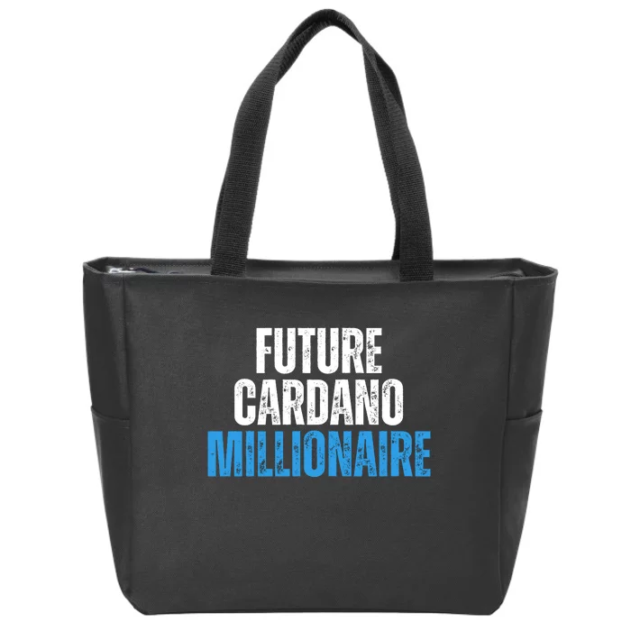 Future Cardano Millionaire ADA Zip Tote Bag