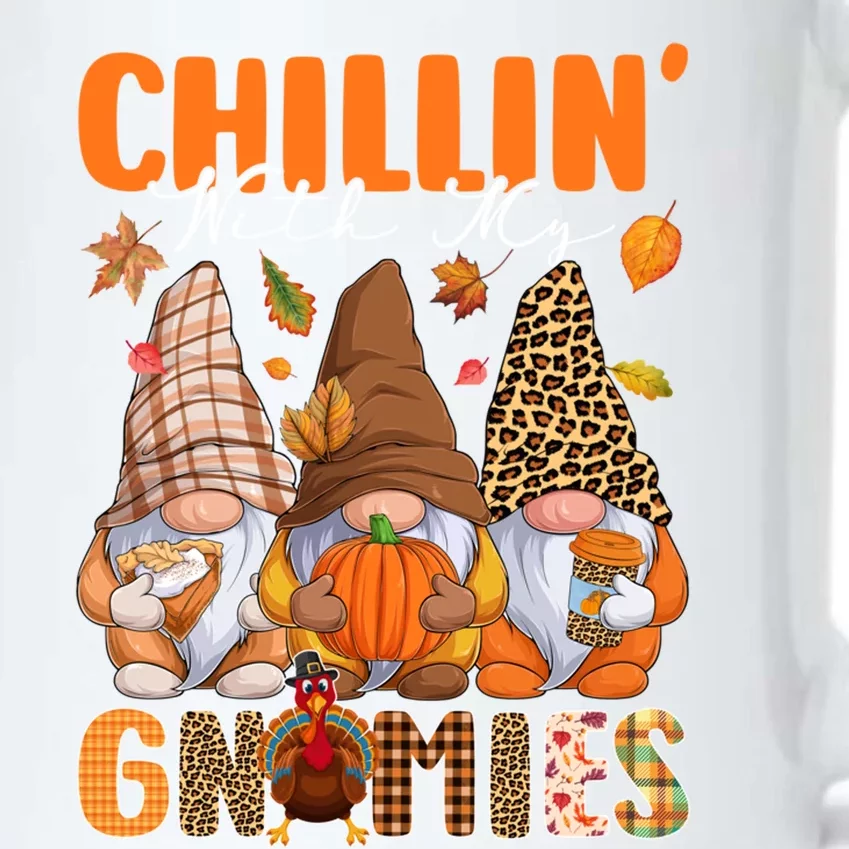 Funny Chillin My Gnomies Gnome Lovers Fall Vibes Gift Black Color Changing Mug