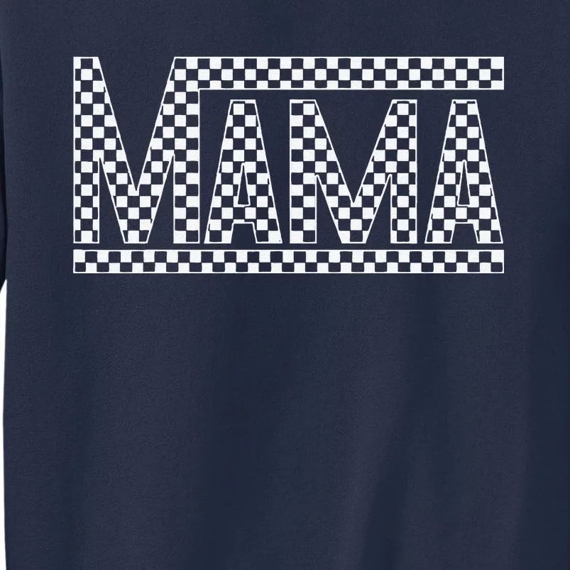 Funny Checkered Mama Black White Gift Sweatshirt