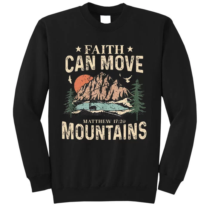 Faith Can Move Mountains Religious God Christian Women Sweatshirt