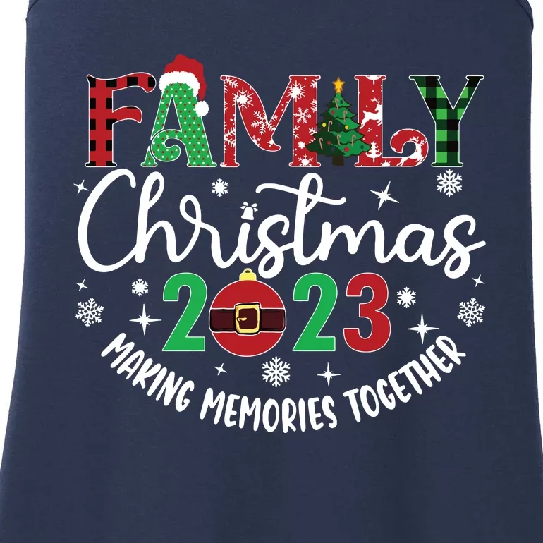 Family Christmas Making Memories Together Ladies Essential Tank