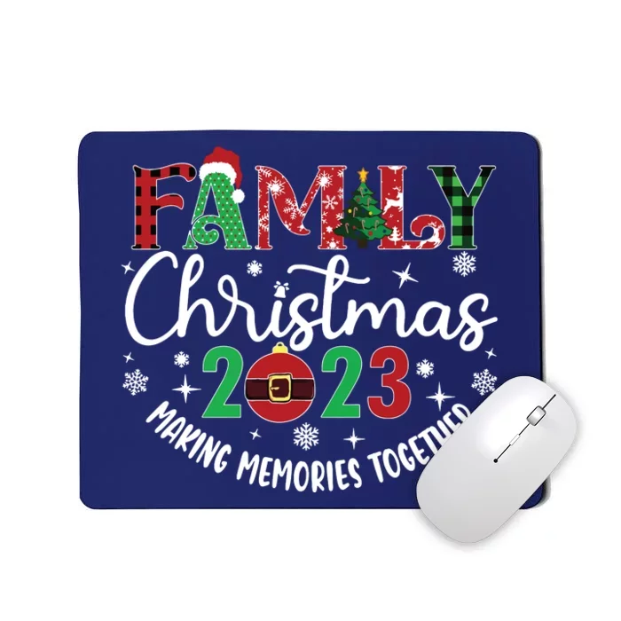 Family Christmas Making Memories Together Mousepad