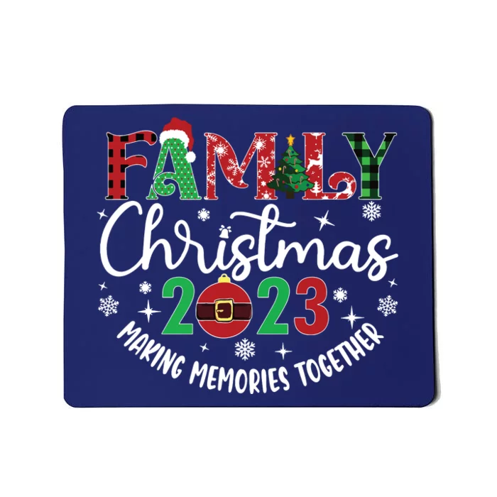 Family Christmas Making Memories Together Mousepad