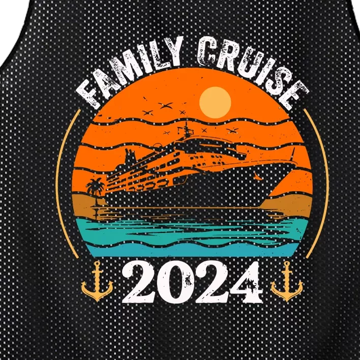 Family Cruise Matching 2024 Family Cruise Trip 2024 Mesh Reversible Basketball Jersey Tank