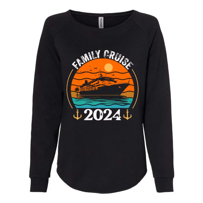 Family Cruise Matching 2024 Family Cruise Trip 2024 Womens California Wash Sweatshirt