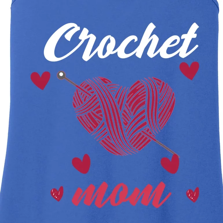 Funny Crochet Mom Crocheting Crocheter Yarn Lover Cool Gift Ladies Essential Tank