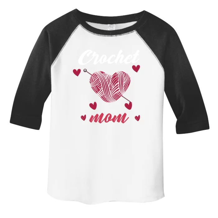 Funny Crochet Mom Crocheting Crocheter Yarn Lover Cool Gift Toddler Fine Jersey T-Shirt