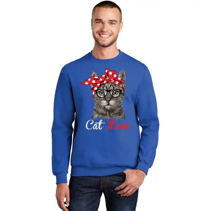 Funny Cat Mom For Cats Lovers Gift Tall Sweatshirt