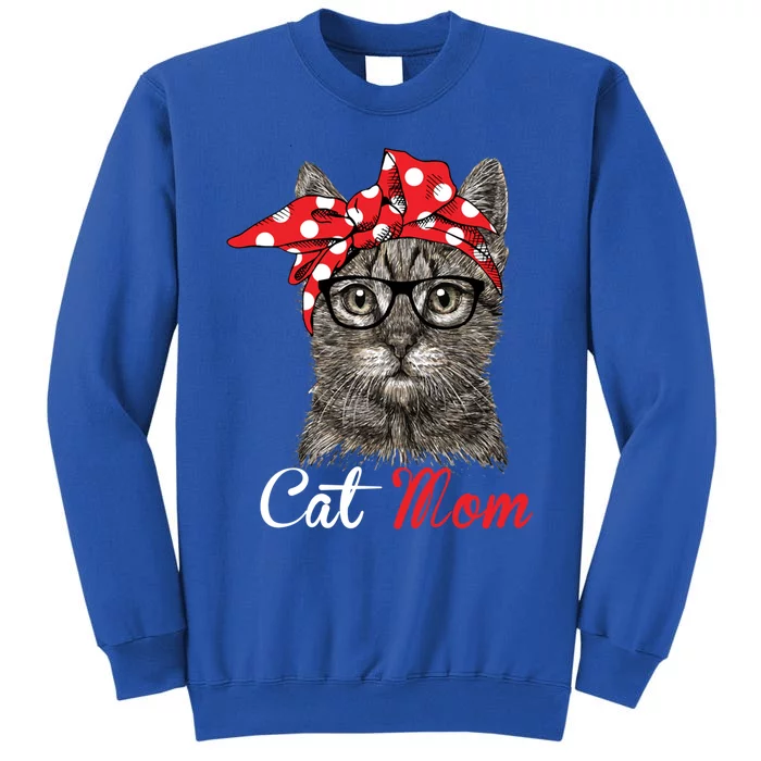 Funny Cat Mom For Cats Lovers Gift Tall Sweatshirt