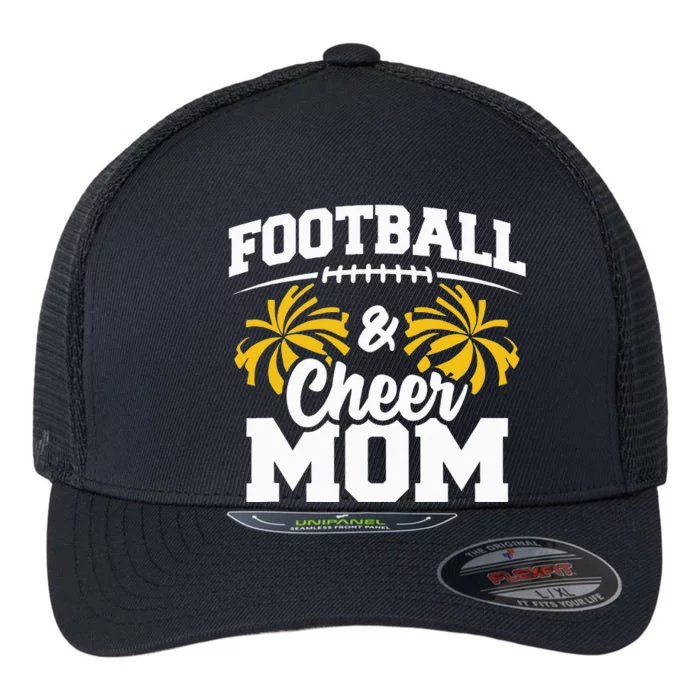 Football Cheer Mom High School Cheerleader Cheerleading Flexfit Unipanel Trucker Cap