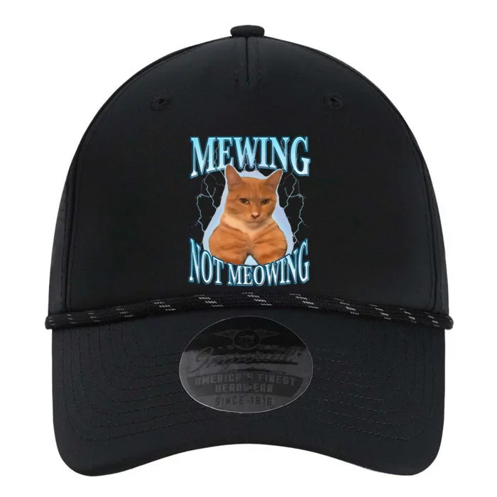 Funny Cat Meme Mewing Looksmax Meowing Cat Trend Performance The Dyno Cap