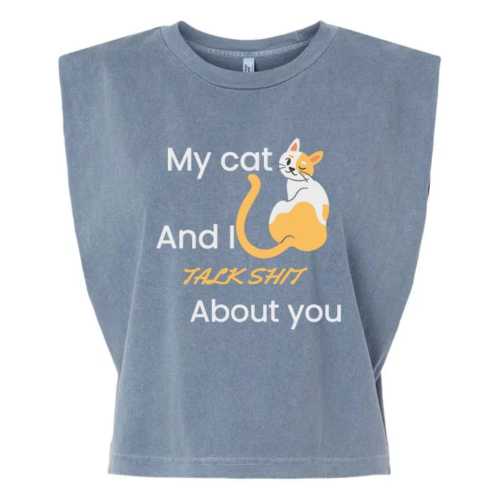 Funny Cat Memes Funny Cat Jokes Funny Cat Quotes Cat Lover Sarcastic Cat Garment-Dyed Women's Muscle Tee