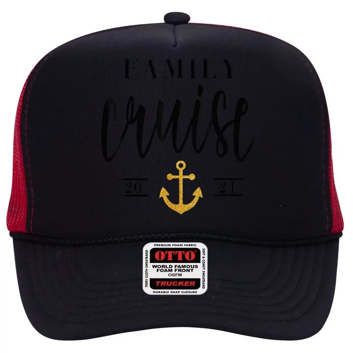 Family Cruise Matching 2024 tee Family Cruise Trip 2024 High Crown Mesh Trucker Hat