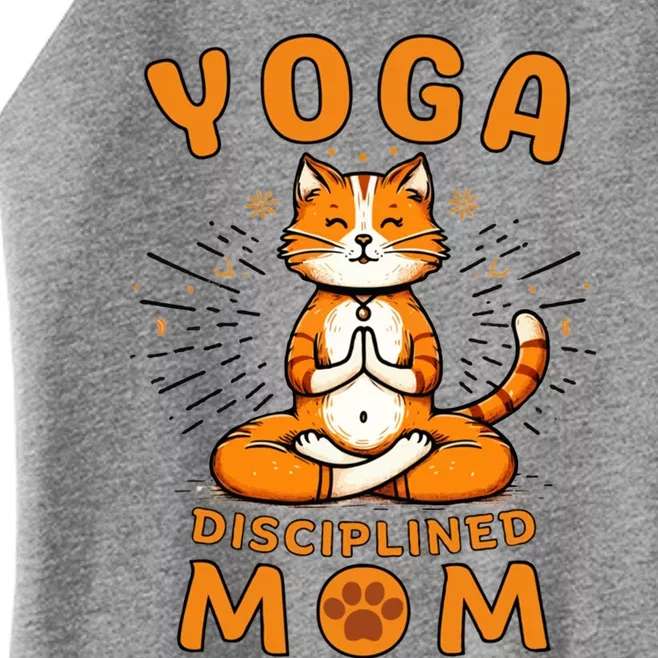 Funny Cat Mom Yoga MotherS Day Cat Yoga Gift Women’s Perfect Tri Rocker Tank