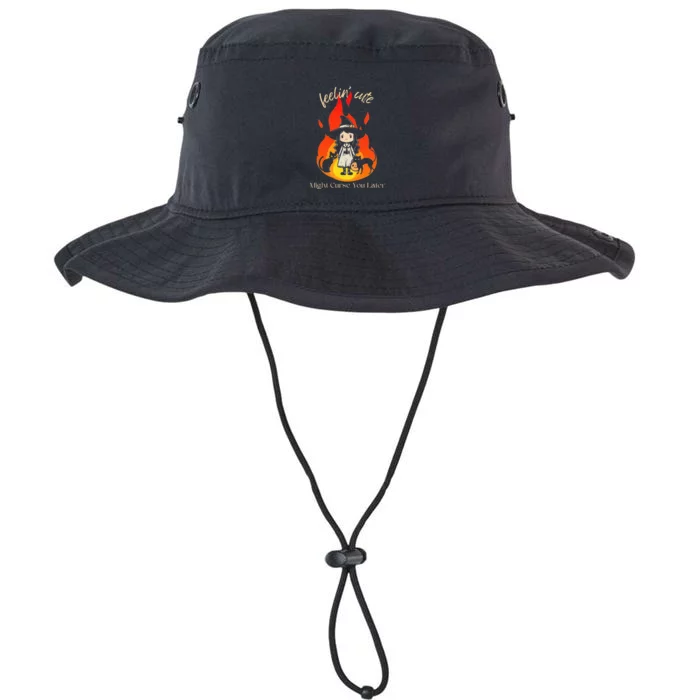 Feeling Cute Might Curse You Later Cute Witch Legacy Cool Fit Booney Bucket Hat