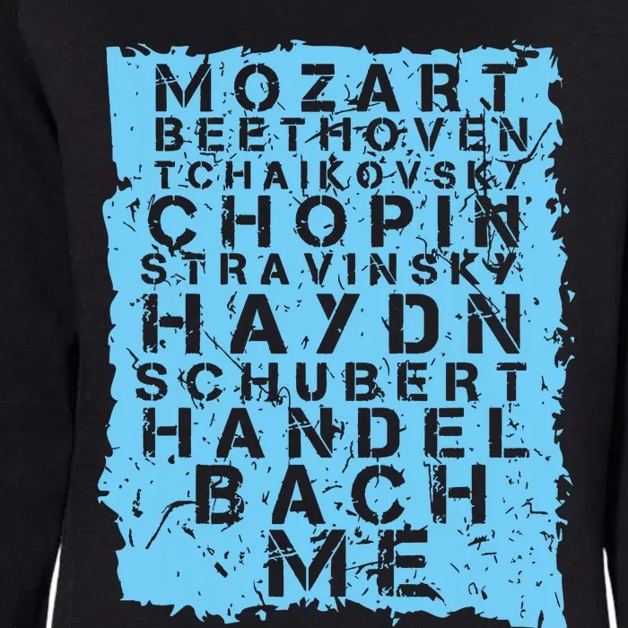 Famous Classical Music Composer Gift Musician Mozart Womens California Wash Sweatshirt