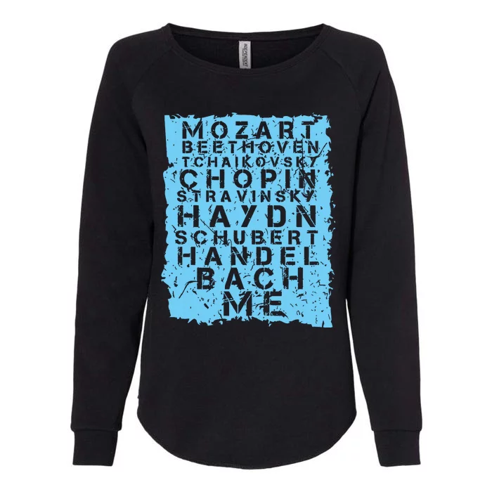 Famous Classical Music Composer Gift Musician Mozart Womens California Wash Sweatshirt