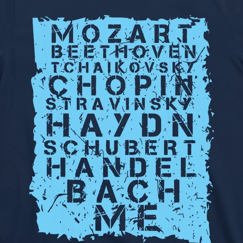 Famous Classical Music Composer Gift Musician Mozart T-Shirt