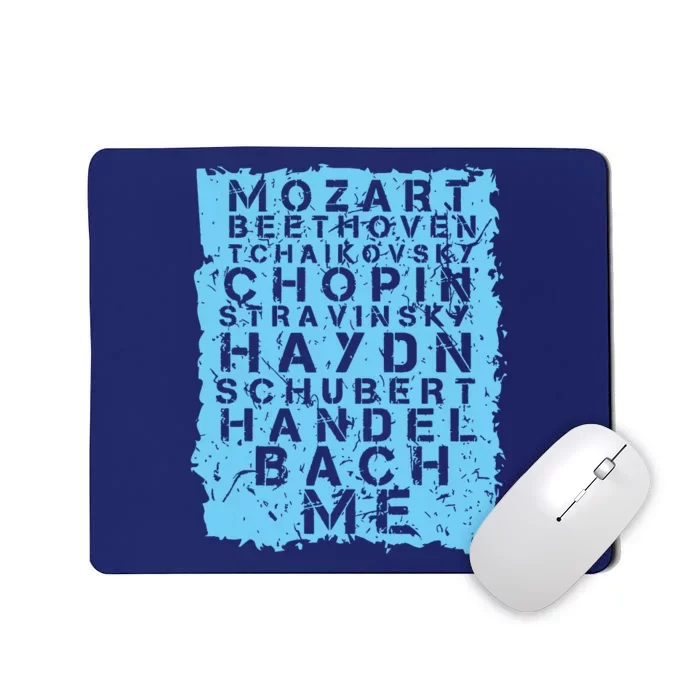 Famous Classical Music Composer Gift Musician Mozart Mousepad