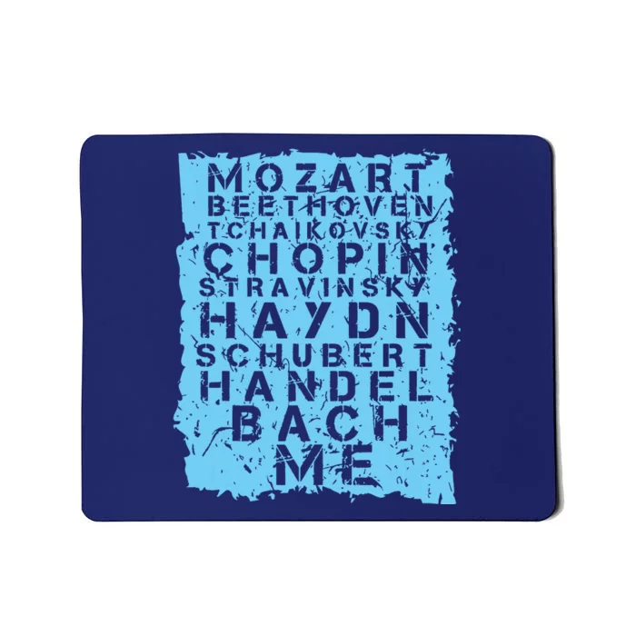 Famous Classical Music Composer Gift Musician Mozart Mousepad