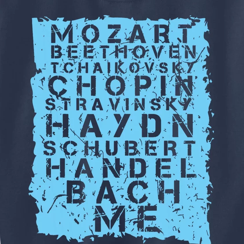 Famous Classical Music Composer Gift Musician Mozart Kids Sweatshirt