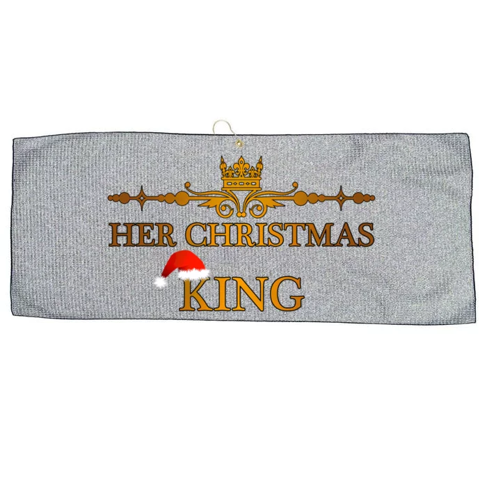 Funny Couple Matching Tee Hergifthis Christmas Queengiftking 2pcs Great Gift Large Microfiber Waffle Golf Towel