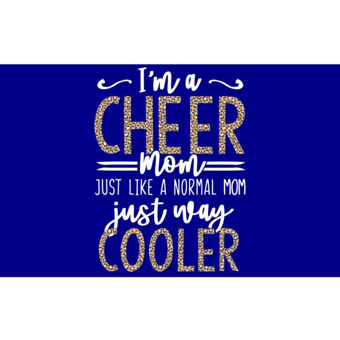 Funny Cheerleading Mother Leopard Cheetah Print Cheer Mom Meaningful Gift Bumper Sticker