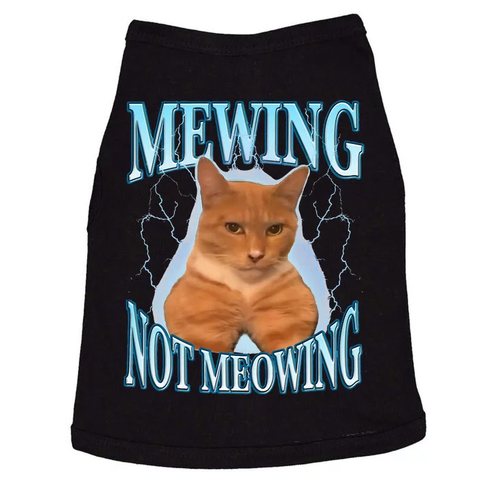 Funny Cat Meme Mewing LooksMax Meowing cat Trend Doggie Tank