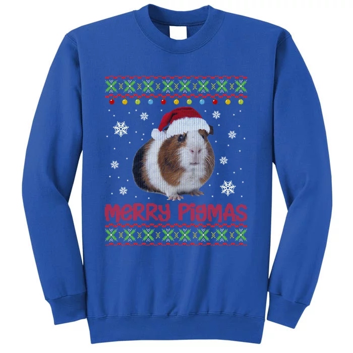 Funny Christmas Merry Pig Mas Light Matching Family Guinea Pig Sweatshirt