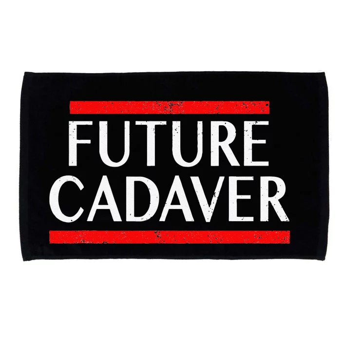 Future Cadaver Morbid Creepy Funny Halloween Sayings Goth Microfiber Hand Towel