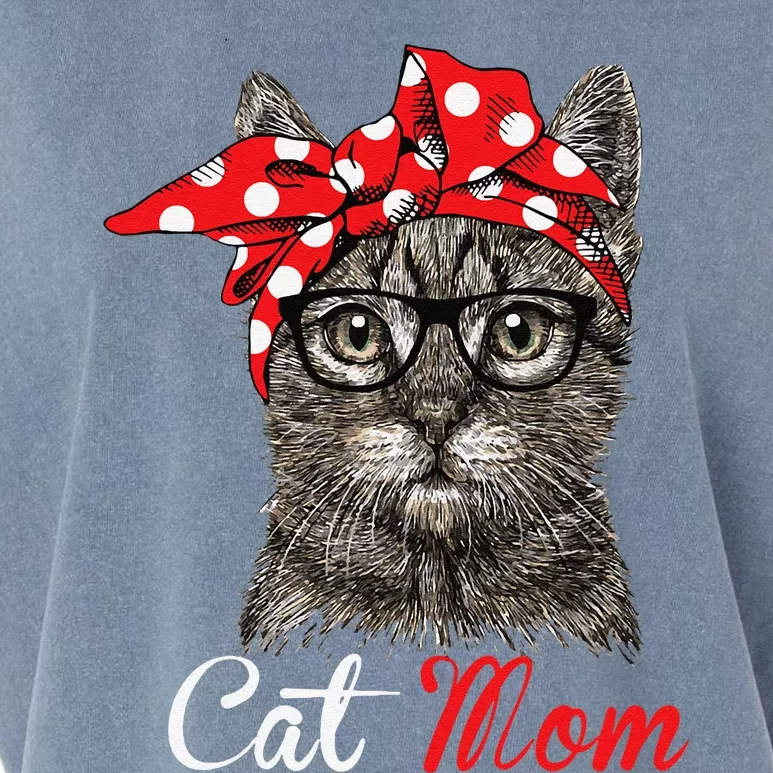 Funny Cat Mom For Cat Loversmothers Day Gift Garment-Dyed Women's Muscle Tee