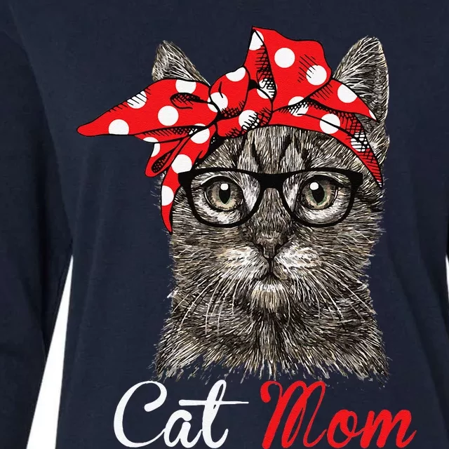 Funny Cat Mom For Cat Loversmothers Day Gift Womens Cotton Relaxed Long Sleeve T-Shirt