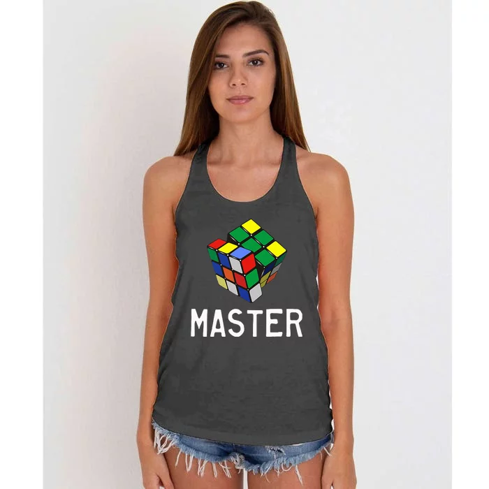 Fun Cube Master Women's Knotted Racerback Tank