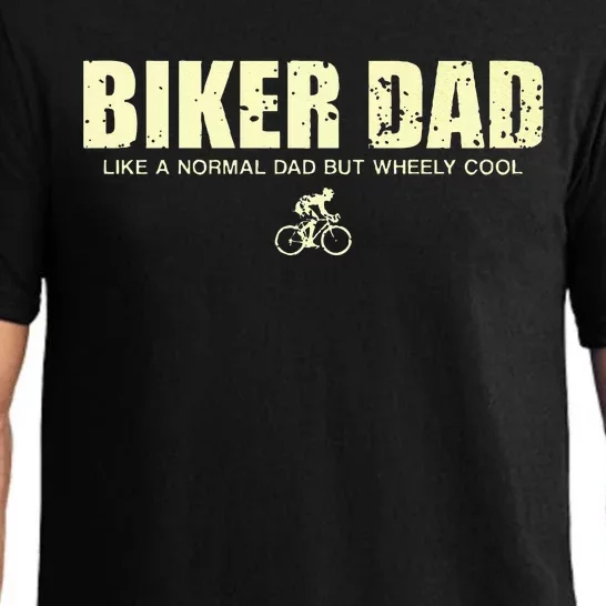 Funny Cycling Mountain Biking Biker Dad Pajama Set