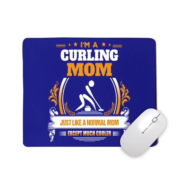 Funny Curling Mom Gift For Mom Mousepad